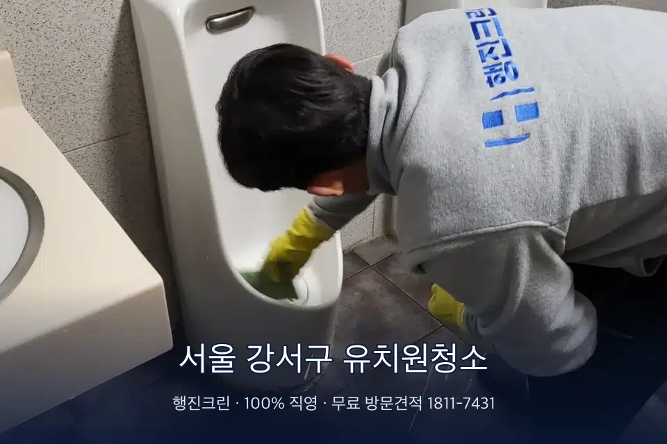 서울 강서구 유치원청소 학원 화장실 세면대 청소